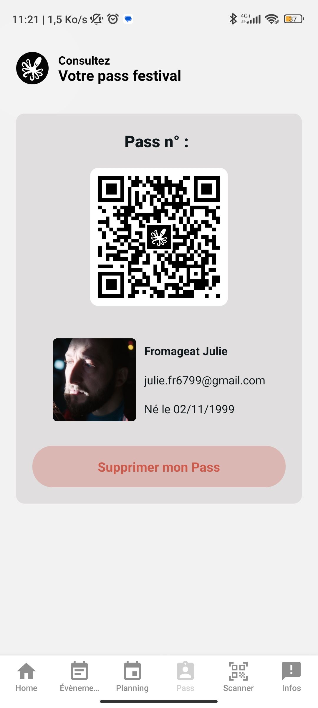 Screenshot of FEFFS - Application mobile